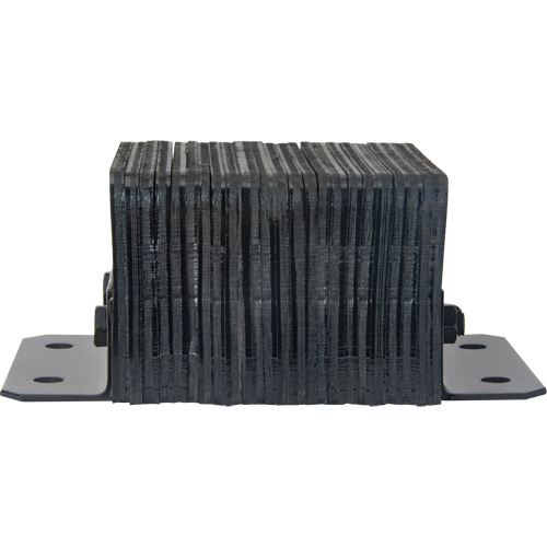 Laminated Dock Bumpers, Horizontal, Rubber, 12" W x 6" D x 10" H The Estey Group