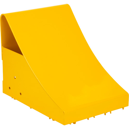 Ice Chocks, Steel, Yellow, 8-1/16" W x 10-5/8" D x 8-13/16" H The Estey Group
