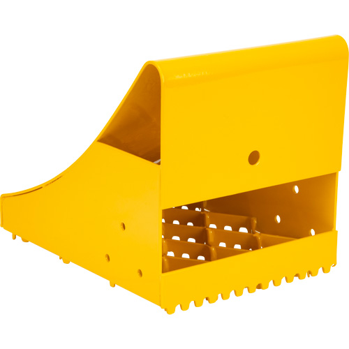 Ice Chocks, Steel, Yellow, 8-1/16" W x 10-5/8" D x 8-13/16" H The Estey Group