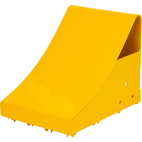 Ice Chocks, Steel, Yellow, 8-1/16" W x 10-5/8" D x 8-13/16" H The Estey Group