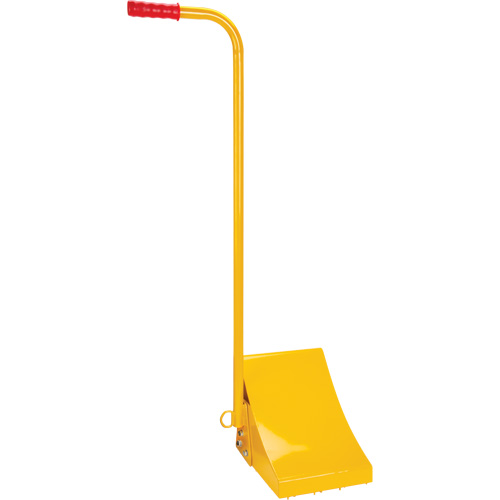 Ice Chock with Ergonomic Handle, Steel, Yellow, 8-1/16" W x 10-5/8" D x 8-13/16" H The Estey Group