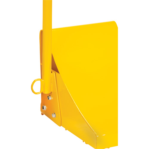 Ice Chock with Ergonomic Handle, Steel, Yellow, 8-1/16" W x 10-5/8" D x 8-13/16" H The Estey Group