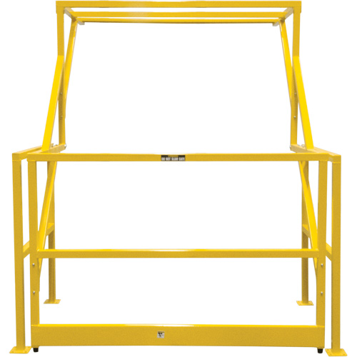 Mezzanine Safety Gate, 70" L x 77" H, 78" Raised, Yellow The Estey Group