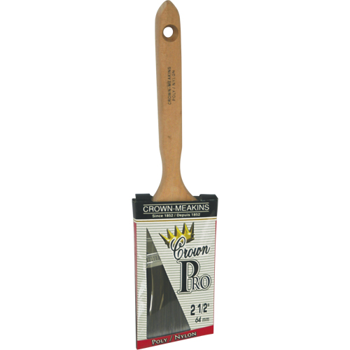 Pinceau angulaire Pro, Poly/nylon, Manche Bois, Largeur de 2-1/2" The Estey Group