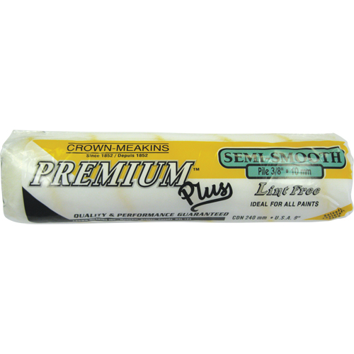 Professional Lint-Free Paint Roller Cover, 10 mm (3/8") Nap, 240 mm (9-1/2") L The Estey Group