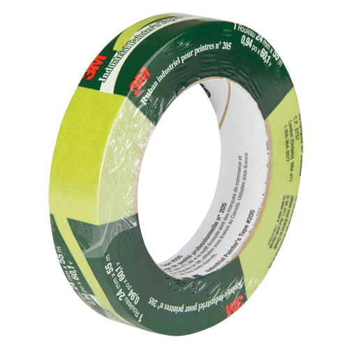 Painter's Masking Tape 205, 24 mm (1") x 55 m (180'), Green The Estey Group