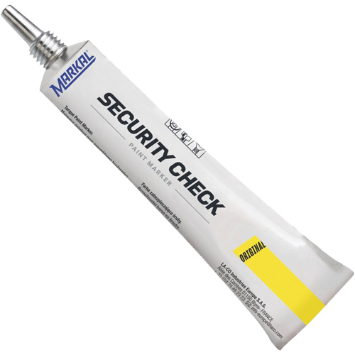 Marqueur de peinture de contr&ocirc;le de s&eacute;curit&eacute;, 1,7 oz, Tube, Jaune The Estey Group