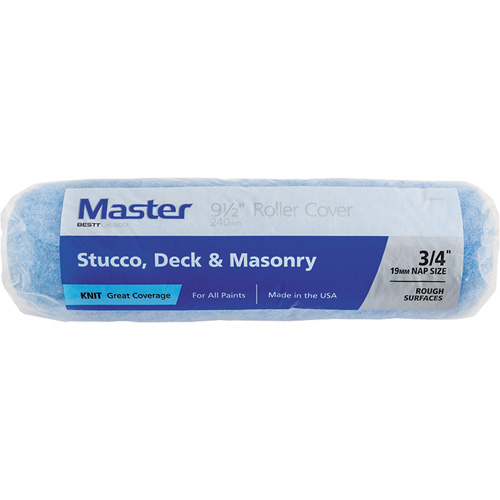 Master Knit Roller Cover, 19 mm (3/4") Nap, 240 mm (9-1/2") L The Estey Group