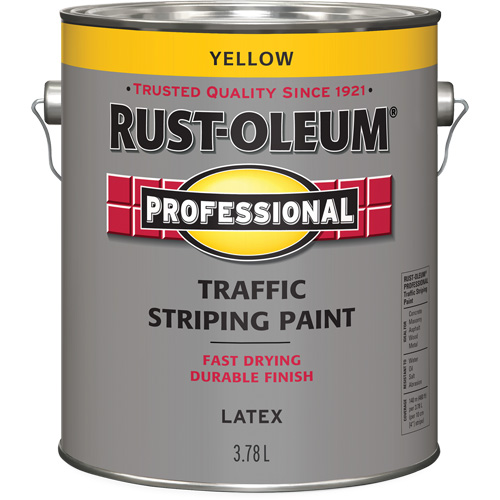 Peinture pour traçage de lignes de circulation, Jaune, 3,78 L, Cruche The Estey Group