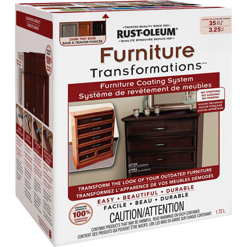 Syst&egrave;me de rev&ecirc;tement de meubles Furniture Transformations, 1,72 L, Trousse, Base &agrave; teinter The Estey Group