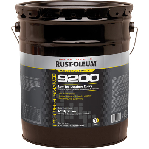 9200 System Low Temperature Epoxy Base, Safety Yellow, 4 gal., Pail The Estey Group