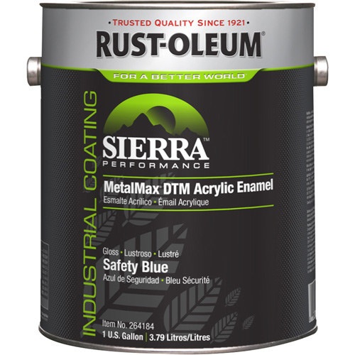 &eacute;mail acrylique DTM Sierra Performance MetalMax Plus, Gallon, Bleu The Estey Group