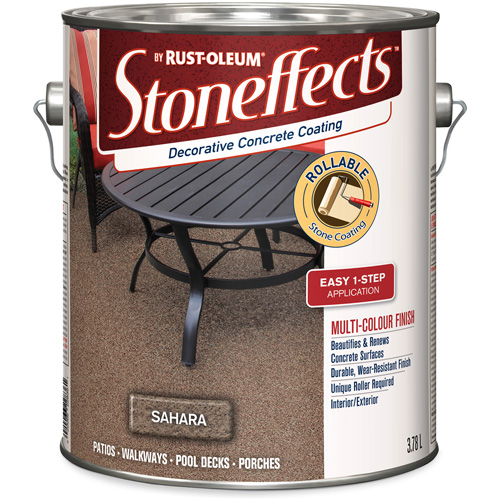 Rev&ecirc;tement de b&eacute;ton d&eacute;coratif Stoneffects, 3,78 L, Textur&eacute;, Beige The Estey Group