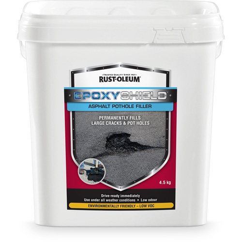 Remplisseur de nids-de-poule dasphalte EpoxyShield, Seau, Noir The Estey Group
