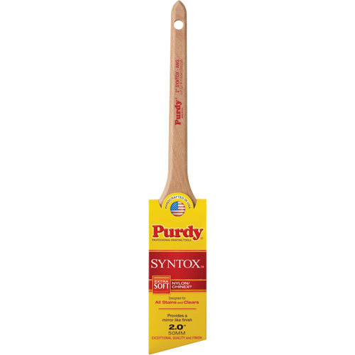 Syntox Angular Brush, Synthetic, Wood Handle, 2" Width The Estey Group