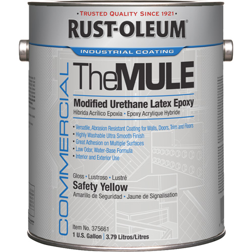 Modified Urethane Latex Epoxy, Safety Yellow, Gallon The Estey Group