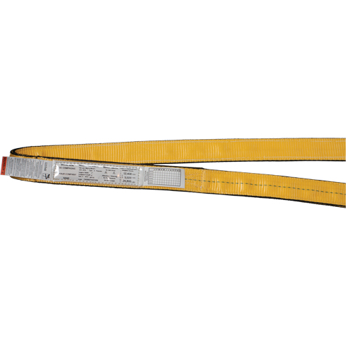 Polyester Slings, Single Ply, Endless, Type 5, 3" W x 3' L, 9400 lbs. Vertical Cap. The Estey Group
