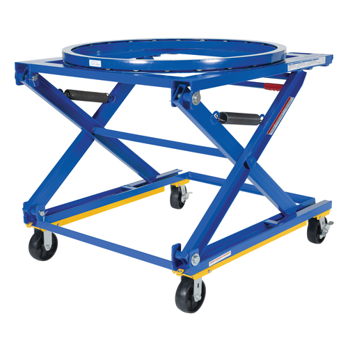 Adjustable Pallet Stand - Mobile, 42-1/2" L x 40" W, 1500 lbs. Cap. The Estey Group