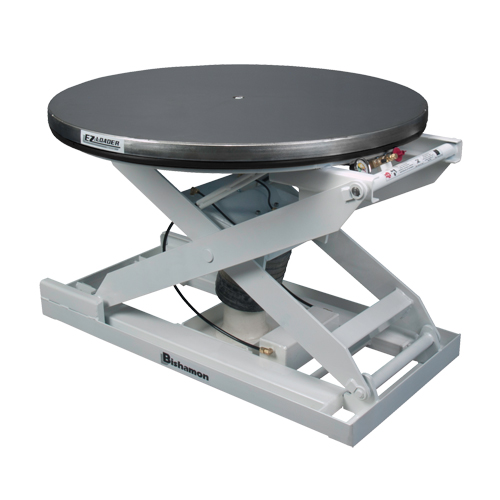 EZ Loader&reg; E Self-Levelling Pallet Positioner - Stainless Platform, 43" L x 43" W, 4000 lbs. Cap. The Estey Group