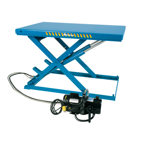Table &eacute;l&eacute;vatrice &agrave; ciseaux &eacute;lectrique-hydraulique LoProfile, Acier, 40" lo x 23-1/2" la, Capacit&eacute; 550 lb The Estey Group