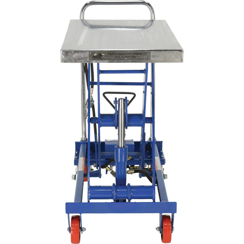 Pneumatic Hydraulic Scissor Lift Table, Steel, 32-1/2" L x 19-3/4" W, 1000 lbs. Cap. The Estey Group