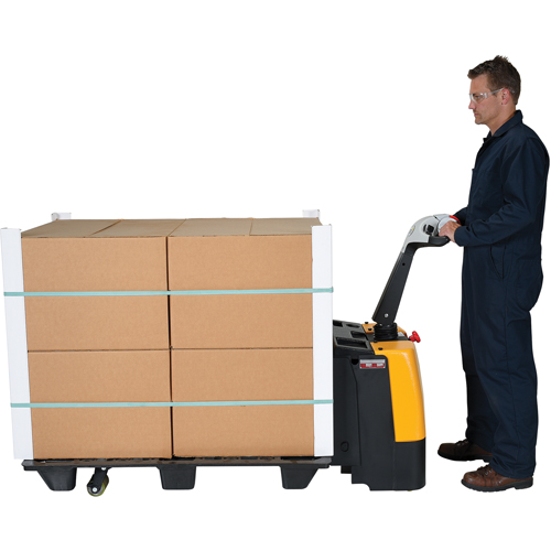 Transpalette &eacute;lectrique motoris&eacute;, Capacit&eacute; 3000 lb, 47" lo x 25" la The Estey Group
