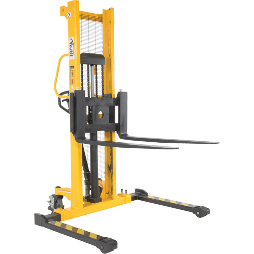 Gerbeur hydraulique manuel, Fonctionnement Pompe manuelle, Capacit&eacute; 2000 lb, Lev&eacute;e max 63" The Estey Group