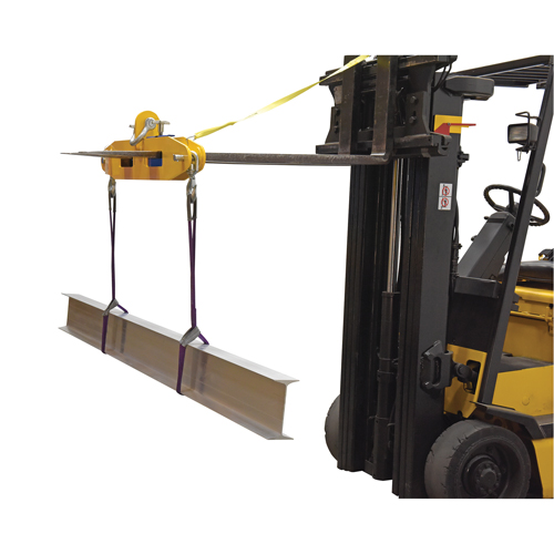 Forklift Lifting Beam, 7" x 2-1/2" Fork Pocket The Estey Group