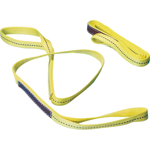 &eacute;lingue en nylon, Pli Double, Oeillet double, Type 3, 1" la x 6' lo, Limite de charge verticale 1000 lb The Estey Group