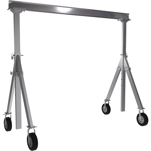Grue-portique ajustable en aluminium, 10' lo, Capacit&eacute; 1500 lb (0,75 tonne) The Estey Group
