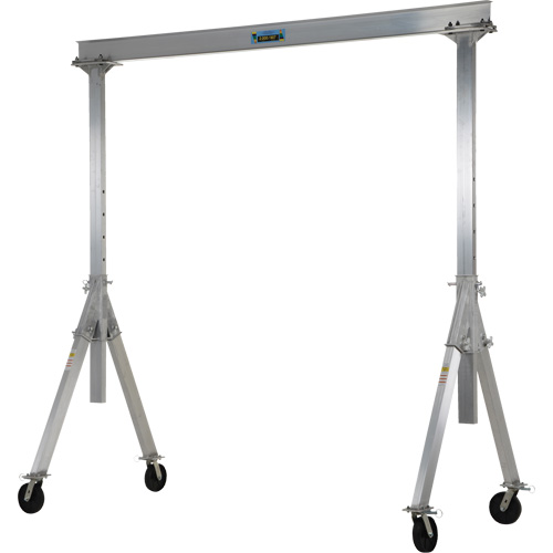 Adjustable Aluminum Gantry Crane, 8' L, 2000 lbs. (1 tons) Capacity The Estey Group