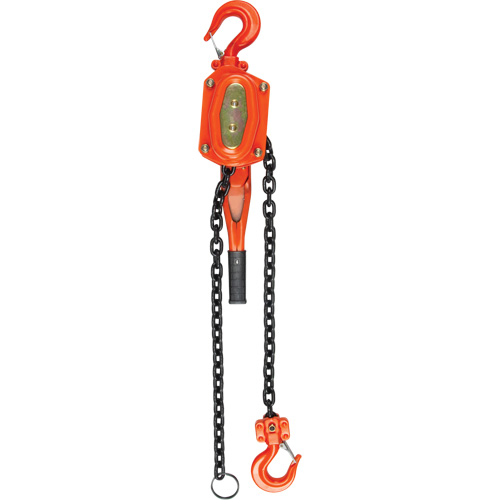Lever Hoist, 5' Lift, 1500 lbs. (0.75 tons) Capacity, Alloy Steel Chain The Estey Group