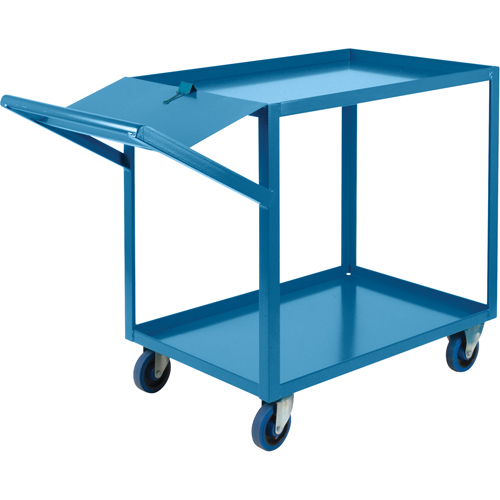 Order Picking Carts, 36" H x 24" W x 52" D, 2 Shelves, 1200 lbs. Capacity The Estey Group