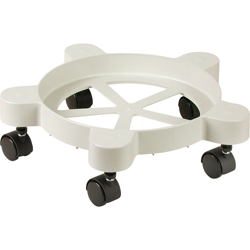 Lil'Dolly Pail Dollies, Plastic, 75 lbs. Capacity, 11" Diameter, Plastic Casters The Estey Group