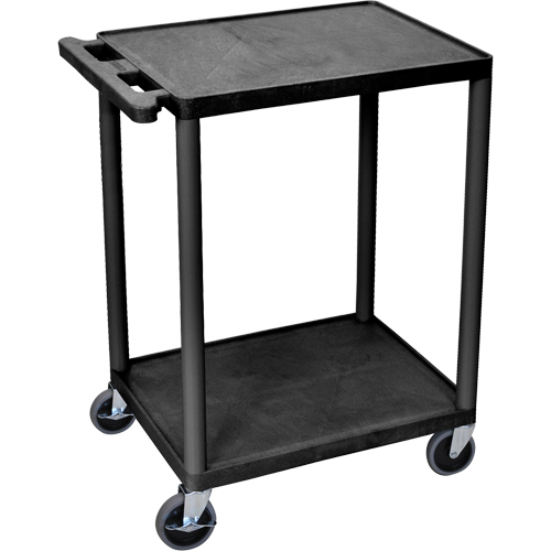 Utility Cart, 2 Tiers, 18" x 33" x 24", 400 lbs. Capacity The Estey Group