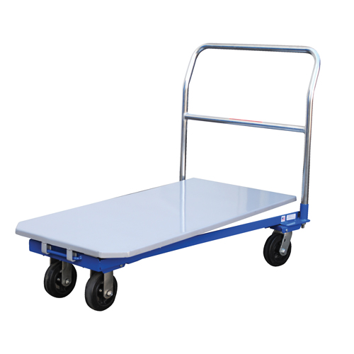 Platform Cart, 48" L x 24" W, 1500 lbs. Capacity, Mold-on Rubber Casters The Estey Group