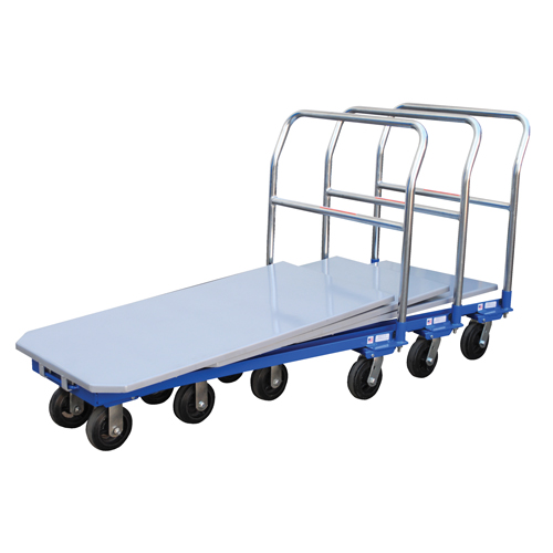 Platform Cart, 48" L x 24" W, 1500 lbs. Capacity, Mold-on Rubber Casters The Estey Group