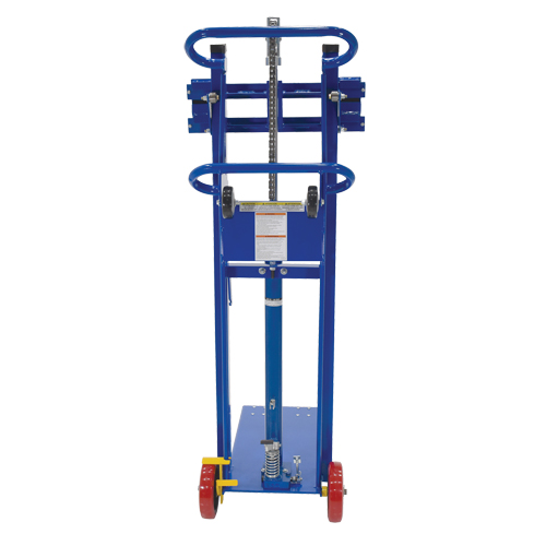 Platform Lift Stacker, Foot Pump Operated, 750 lbs. Capacity, 52" Max Lift The Estey Group