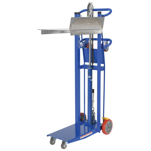 Hydra Lift Platform Stacker, Foot Pump Operated, 750 lbs. Capacity, 52" Max Lift The Estey Group