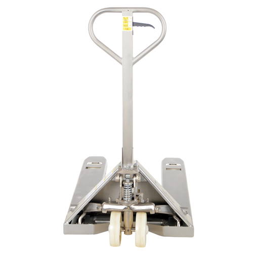 Transpalette, Acier inoxydable, 48" lo x 27" la, Capacit&eacute; 5500 lb The Estey Group