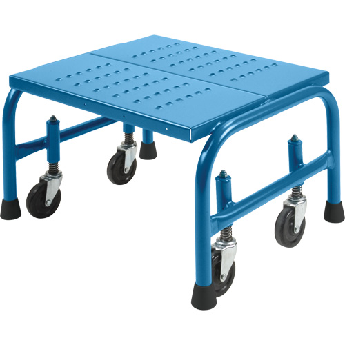 Rolling Step Stand 20 X 16 X 12, 1 Steps, 18" Step Width, 12" Platform Height, Steel The Estey Group