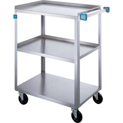 Shelf Cart, 3 Tiers, 18" W x 39" H x 31" D, 500 lbs. Capacity The Estey Group