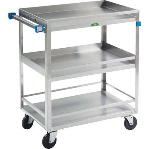 Chariots avec barres de retenue, 3 Tiers, 19" la x 34-3/4" h x 31" p, Capacit&eacute; 500 lb The Estey Group
