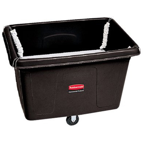Chariot conteneur avec plateforme sur ressorts, Poly&eacute;thyl&egrave;ne, 44-1/16" lo x 31" la x 32-1/2" h, Volume 14 pi³, Capacit&eacute; 500 lb The Estey Group