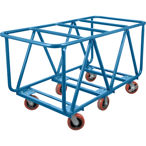 Flat Bed Lumber Cart, 60" x 30" x 33", 2500 lbs. Capacity The Estey Group