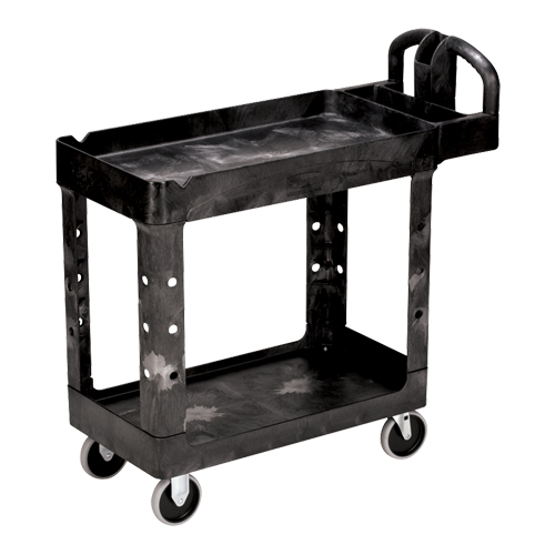 Chariot utilitaire robuste - 4500-88, 2 tiers, 17-1/8" x 33-1/4" x 39", Capacit&eacute; 500 lb The Estey Group