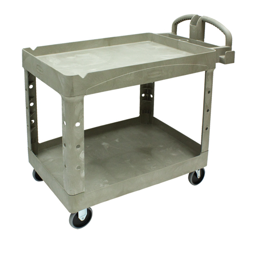 Heavy Duty Utility Cart - 4520-88, 2 Tiers, 25-1/4" x 39" x 44", 500 lbs. Capacity The Estey Group
