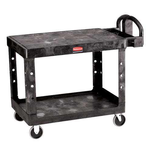 Flat Shelf Heavy Duty Utility Cart - 4525-00, 2 Tiers, 25-7/8" x 33-3/10" x 43-9/10", 500 lbs. Capacity The Estey Group