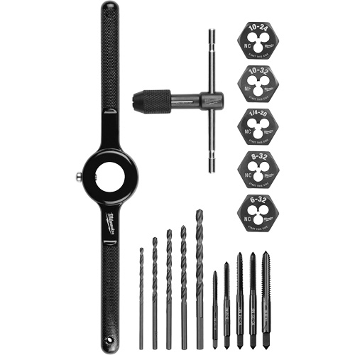 Tap and Die Set, 17 Pieces The Estey Group