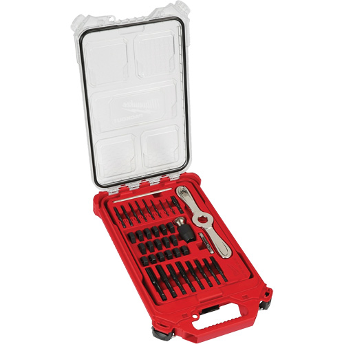 SAE Tap & Die PackOut Set with Hex-Lok 2-in-1 Handle, 38 Pieces The Estey Group
